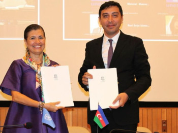 Azərbaycan Hökuməti ilə UNESCO arasında müqavilə imzalanıb