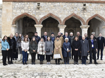 Mədəni irsin qorunmasına dair Beynəlxalq konfransın nümayəndə heyəti Ağdamda erməni barbarlığının şahidi olub