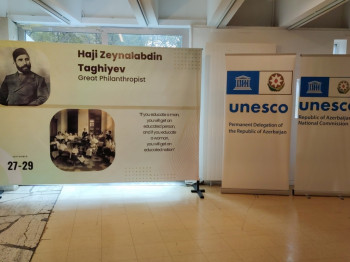 UNESCO-da Hacı Zeynalabdin Tağıyevin 200 illiyinə həsr edilmiş fotosərginin açılışı olub