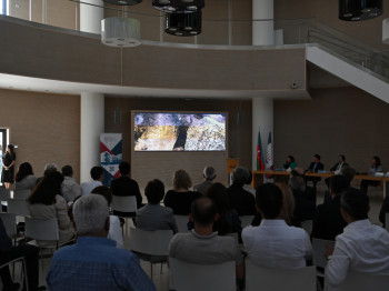 A screening of the movie " The Code of Odin " was held at ADA University