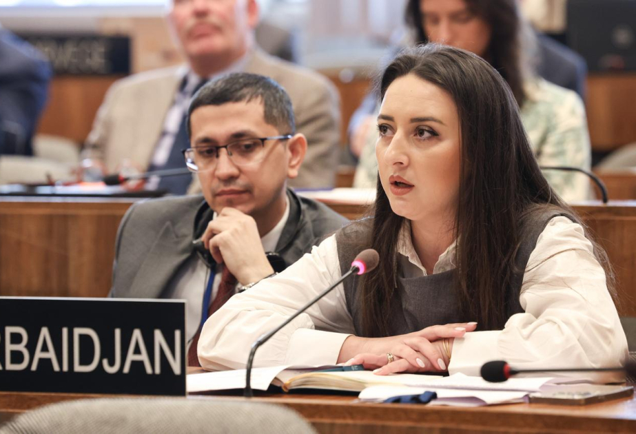 Gunel Zulfugarova, a representative of Azerbaijan’s National Commission for UNESCO