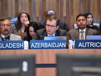 Azerbaijani delegation delivers national statement at UNESCO Executive Board’s session