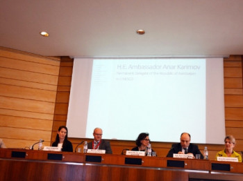 Azerbaijan’s contribution to the intercultural dialogue was discussed  in UNESCO