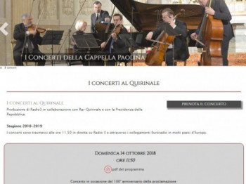 A concert dedicated to Azerbaijani music will be performed at the Italian Presidential Palace