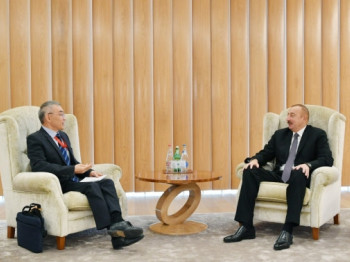Prezident İlham Əliyev UNESCO-nun baş direktorunun müavini ilə görüşüb