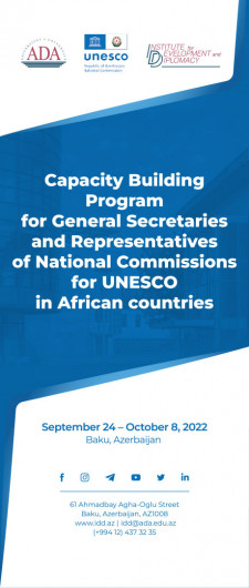 Training Program for General Secretaries and Representatives of National Commissions for UNESCO in African countries