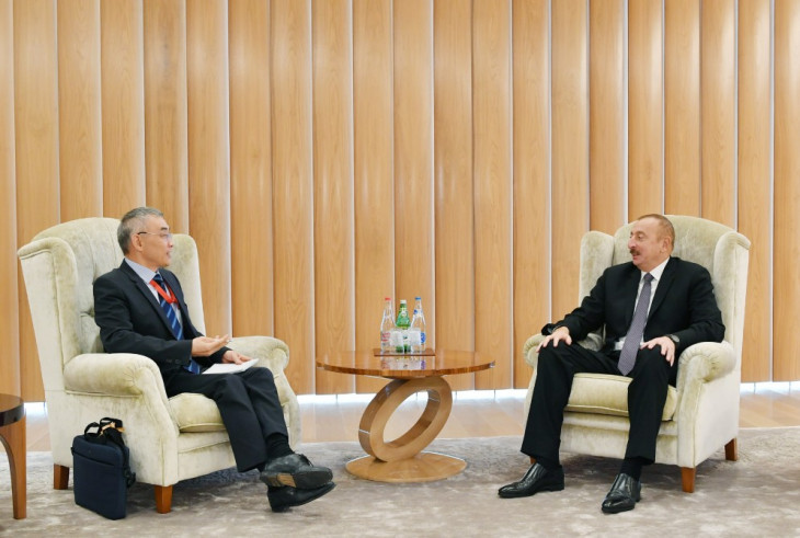 Prezident İlham Əliyev UNESCO-nun baş direktorunun müavinini qəbul edib